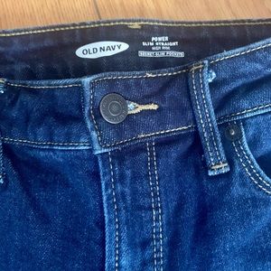 OLD NAVY Power Slim Straight High-rise Jeans